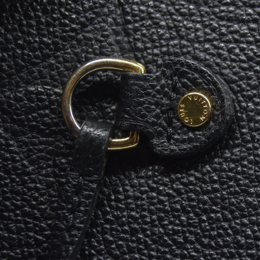 $2940 Louis Vuitton Empreinte Monogram Giant Neverfull MM Black