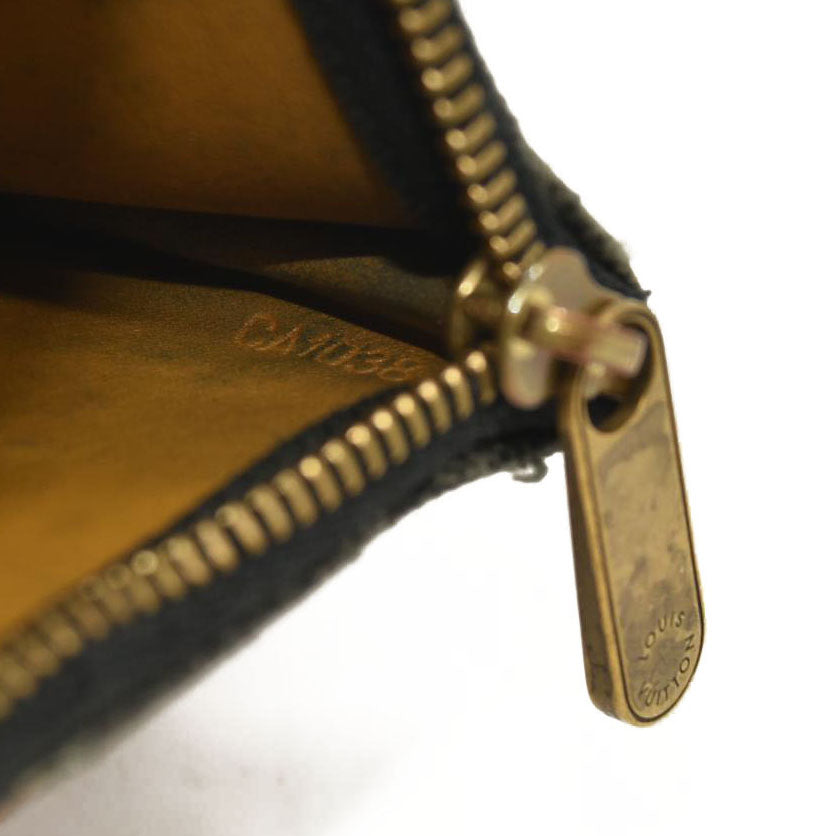 LOUIS VUITTON Denim Neo Key Pouch Black CA1038