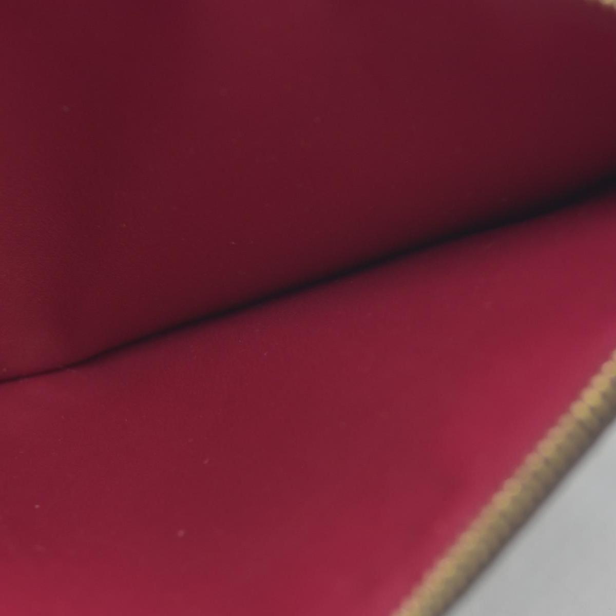 Louis Vuitton Monogram Felicie Chain Wallet Zippered Insert Fuchsia