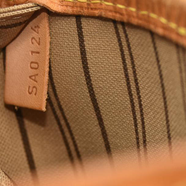 LOUIS VUITTON Monogram Neverfull MM SA0124