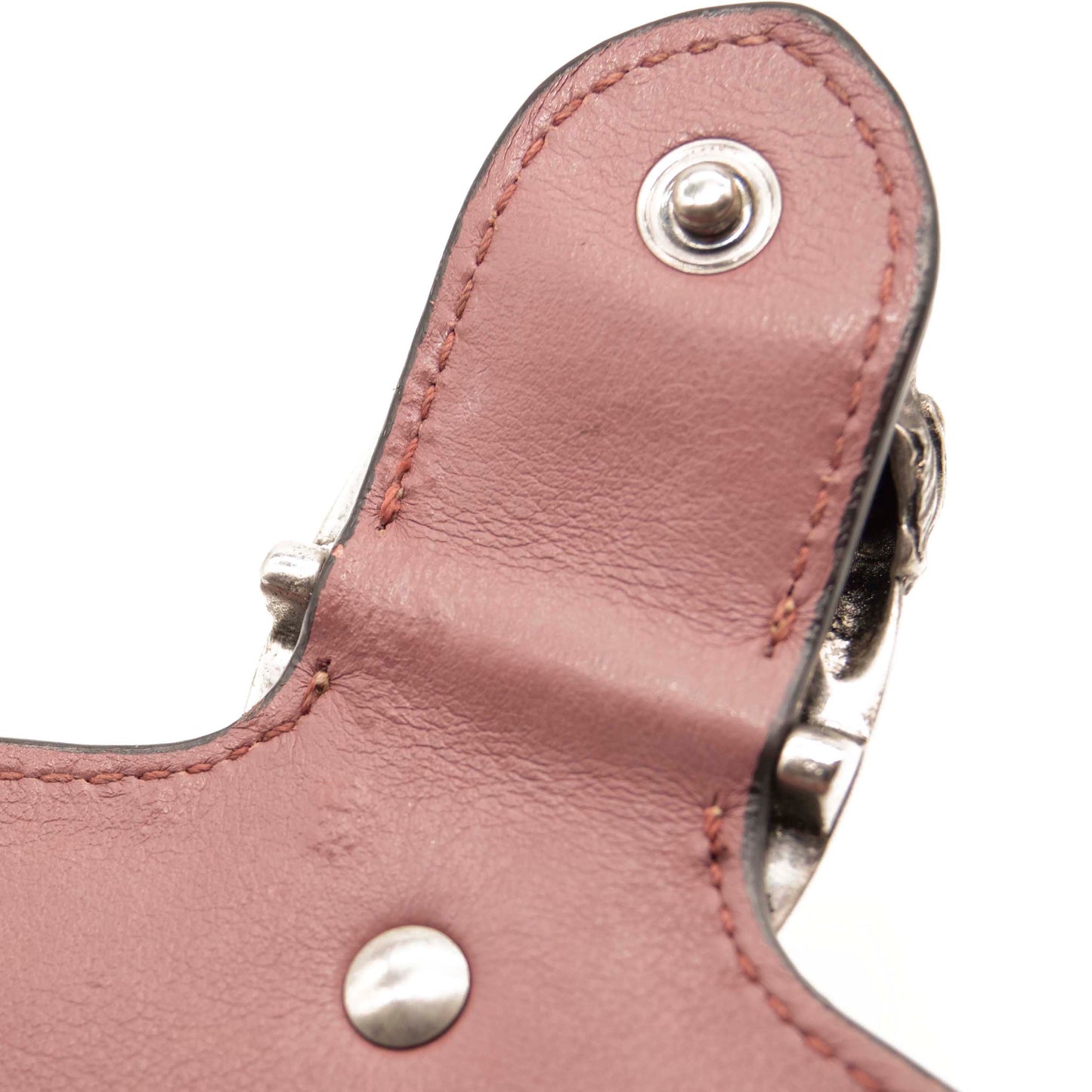 Gucci GG Supreme Monogram Blooms Mini Dionysus Chain Wallet Beige Multicolor Dry Rose