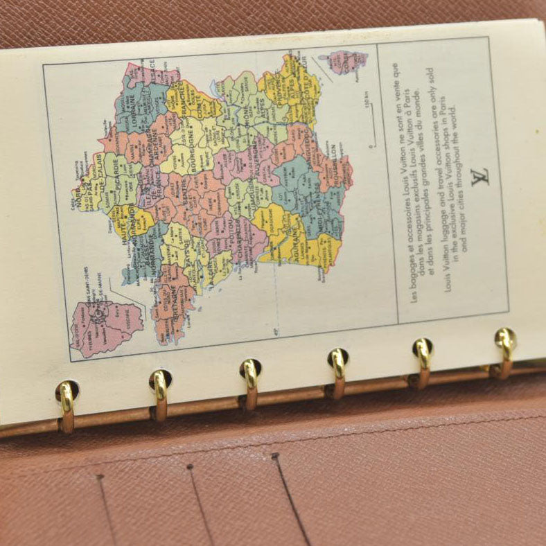 Louis Vuitton Monogram Agenda PM Notebook Cover Brown CA0955