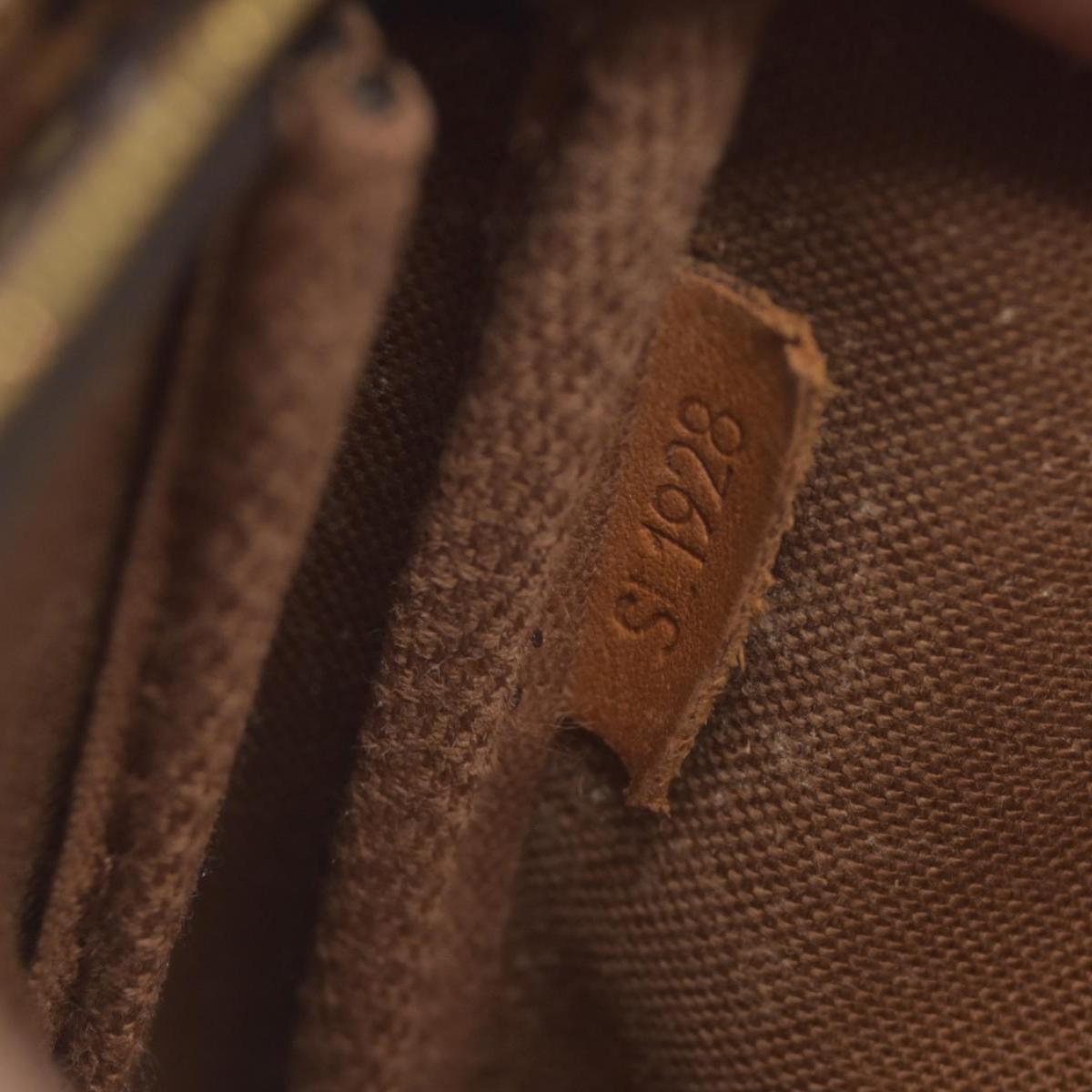 $1290 1998 Louis Vuitton LV Pochette Accessories Brown Monogram SL1918