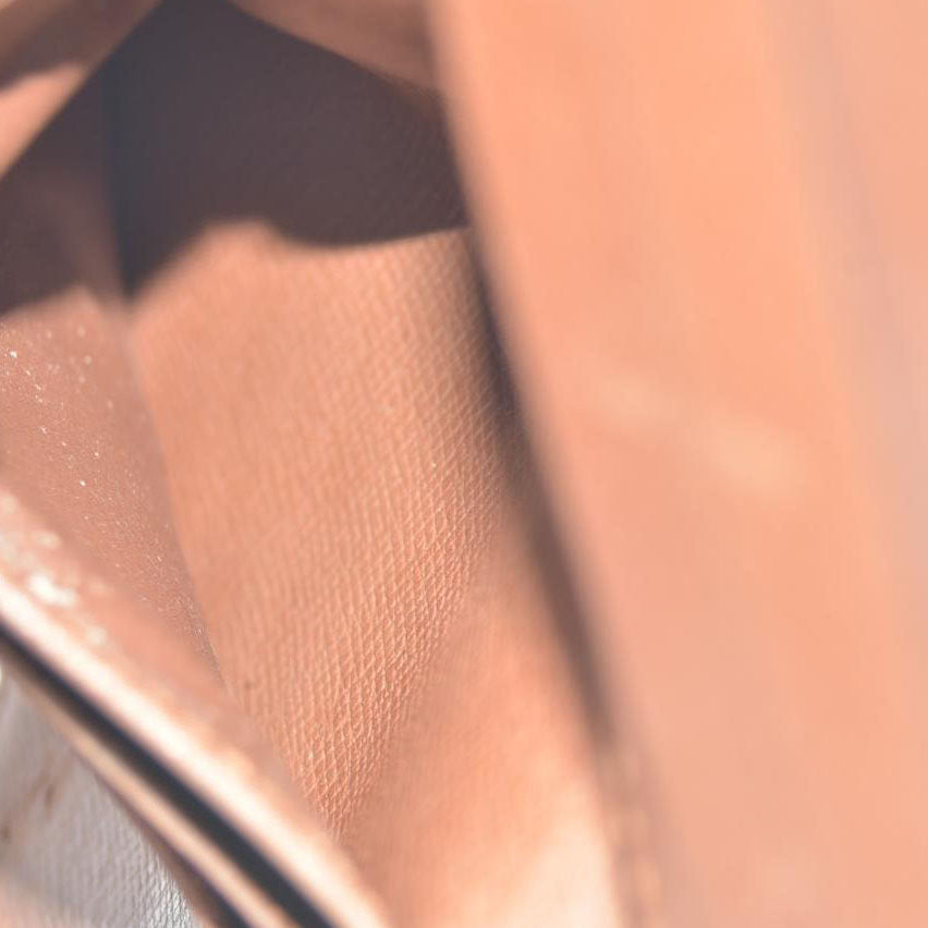 Louis Vuitton Monogram PorteBillets 6 Cartes Credit Bifold Wallet Brown CA0916