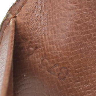 $350 Louis Vuitton Monogram Porte 2 Cartes Vertical Pass Card Case Brown 874A2 CONSIGNMENT