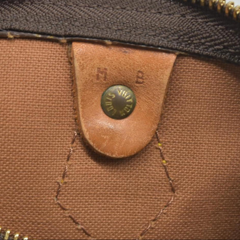 $1700 1985 Louis Vuitton Monogram Speedy 35 MB852