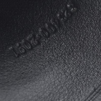 GUCCI Ssima Interlocking G GG Logo Leather 6 Rings Key Case Black
