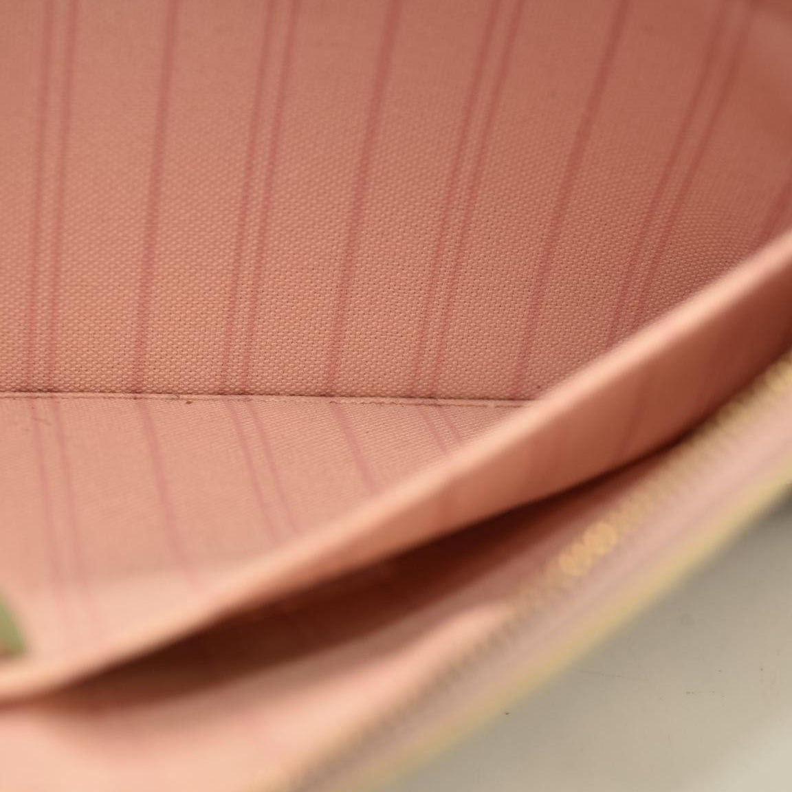 Louis Vuitton Damier Azur Neo Neverfull MM Rose Ballerine