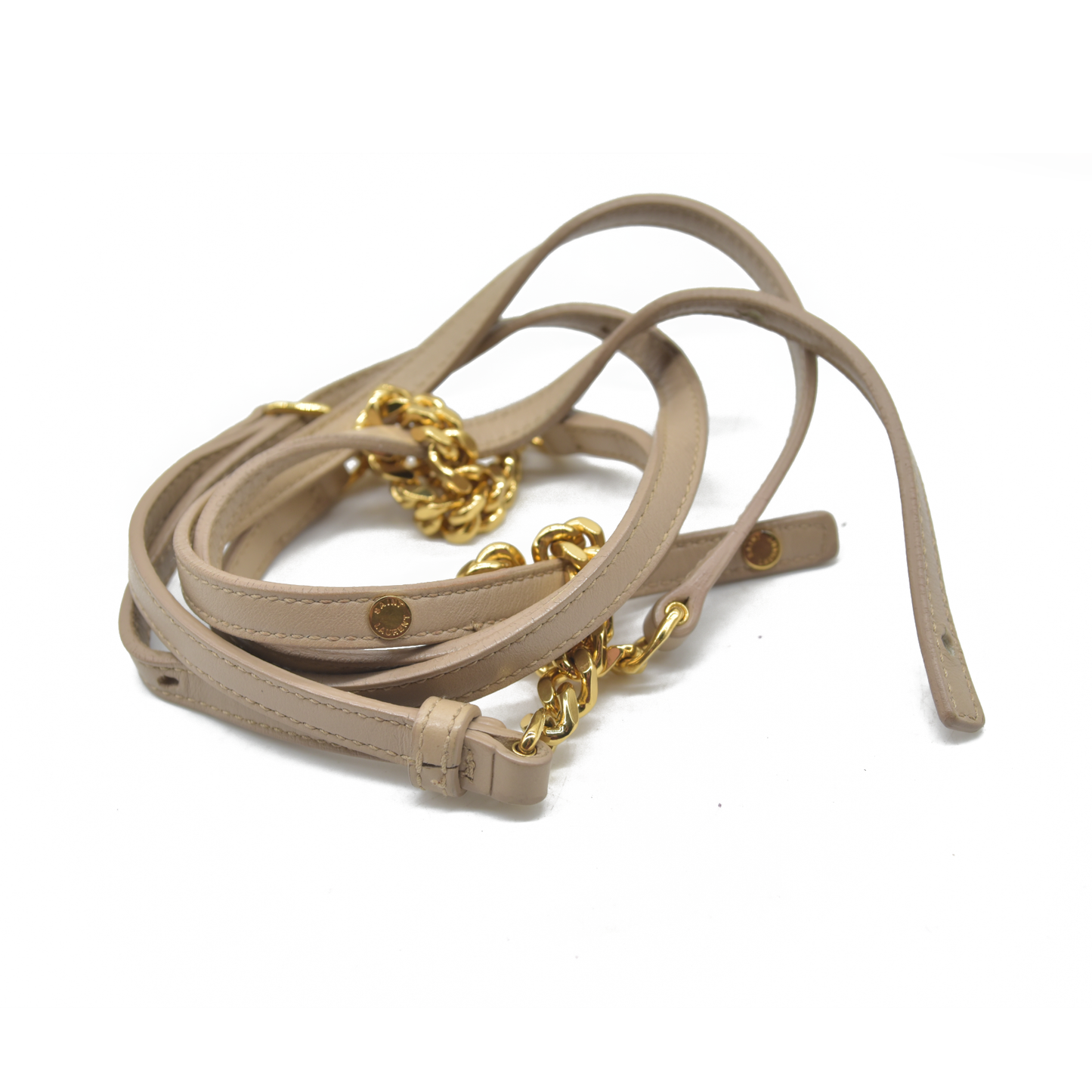 $2900 Saint Laurent Leather Calypso YSL Shoulder Bag