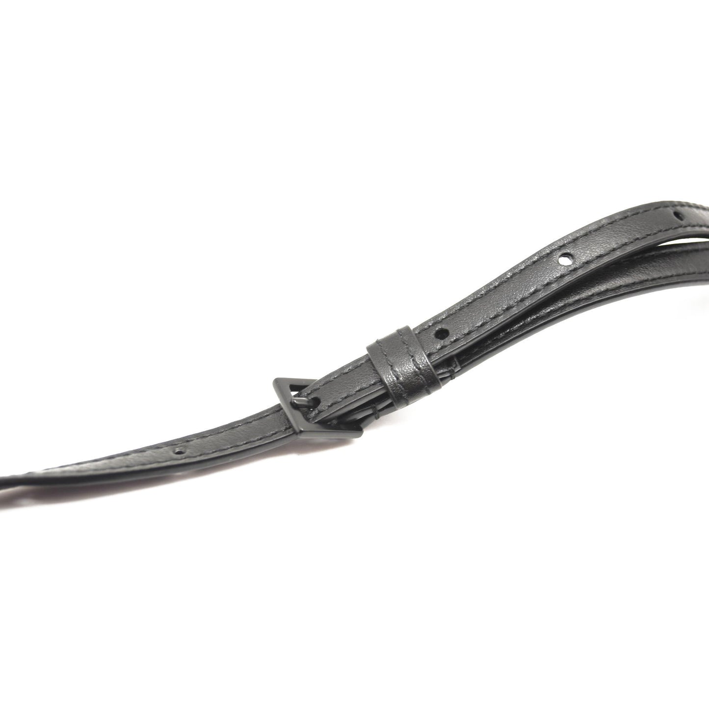 SAINT LAURENT Calfskin Y Quilted Monogram Monochrome Toy Loulou Crossbody Bag Black