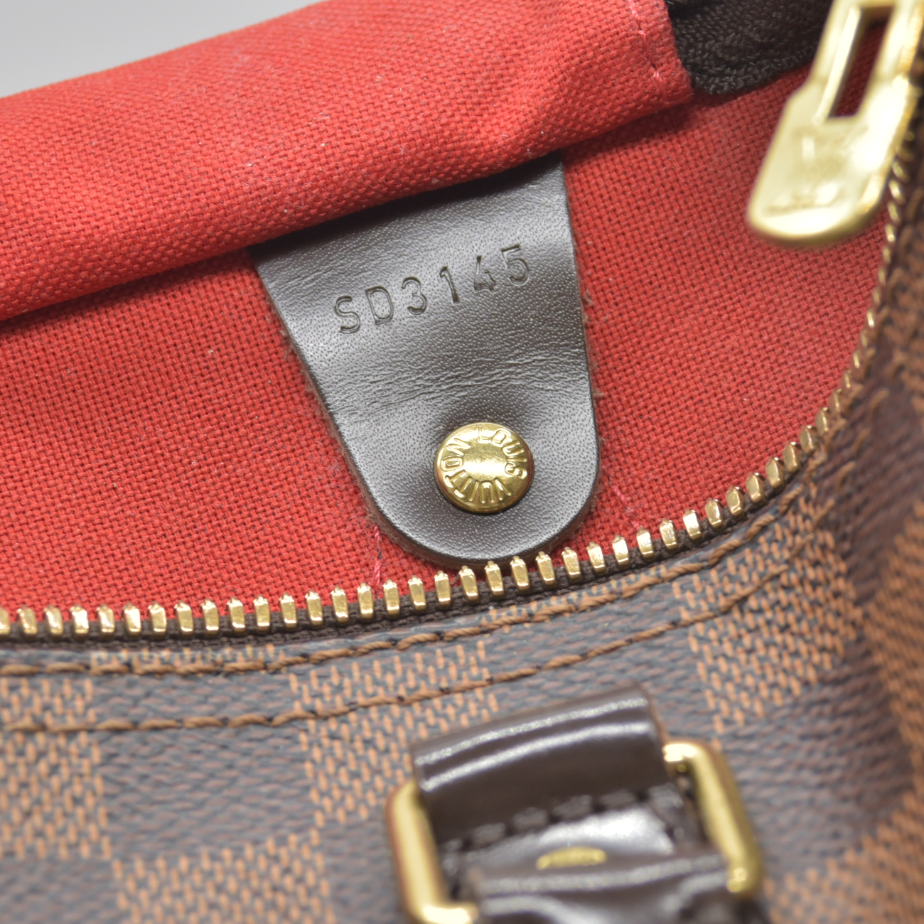$1980 Louis Vuitton Damier Ebene Speedy Bandouliere 30 2015 SD3145