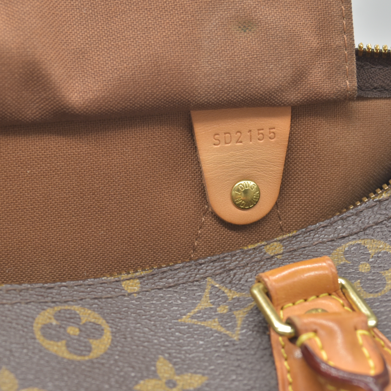 $1980 2015 Louis Vuitton LV Monogram Speedy Bandouliere 30 SD2155
