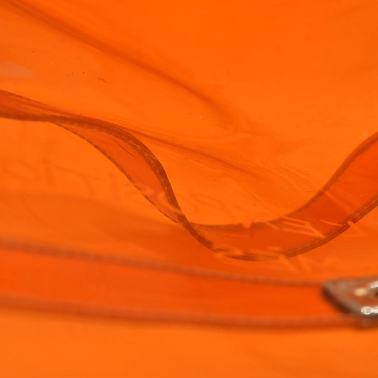 Hermes Vinyl Souvenir De L'Exposition Kelly Orange