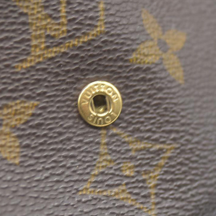Louis Vuitton Monogram Porte-Monnaie Plat Coin Purse MI1919