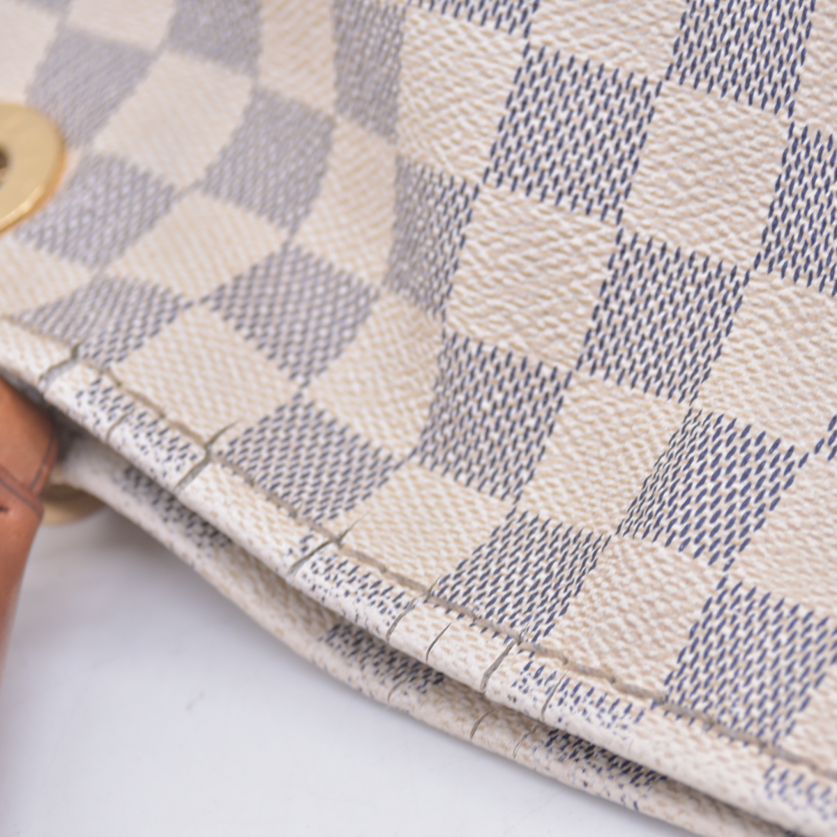 $2500 USA Louis Vuitton Damier Azur Artsy MM Hobo Shoulder Bag