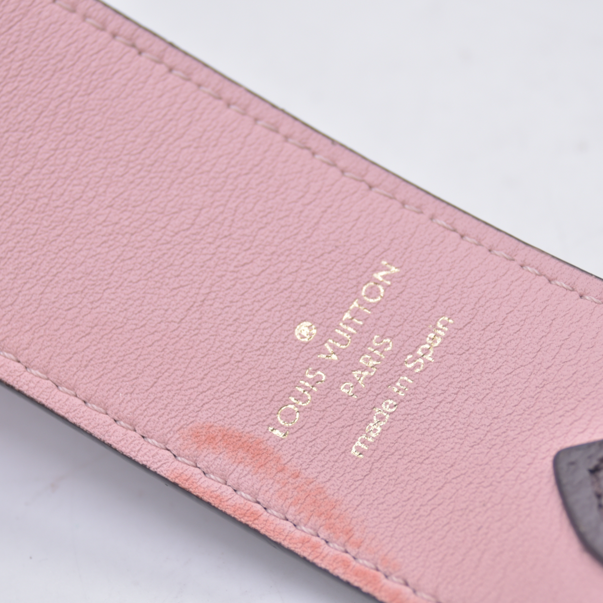 $570 2019 Louis Vuitton Monogram Bandouliere Shoulder Strap Rose Poudre