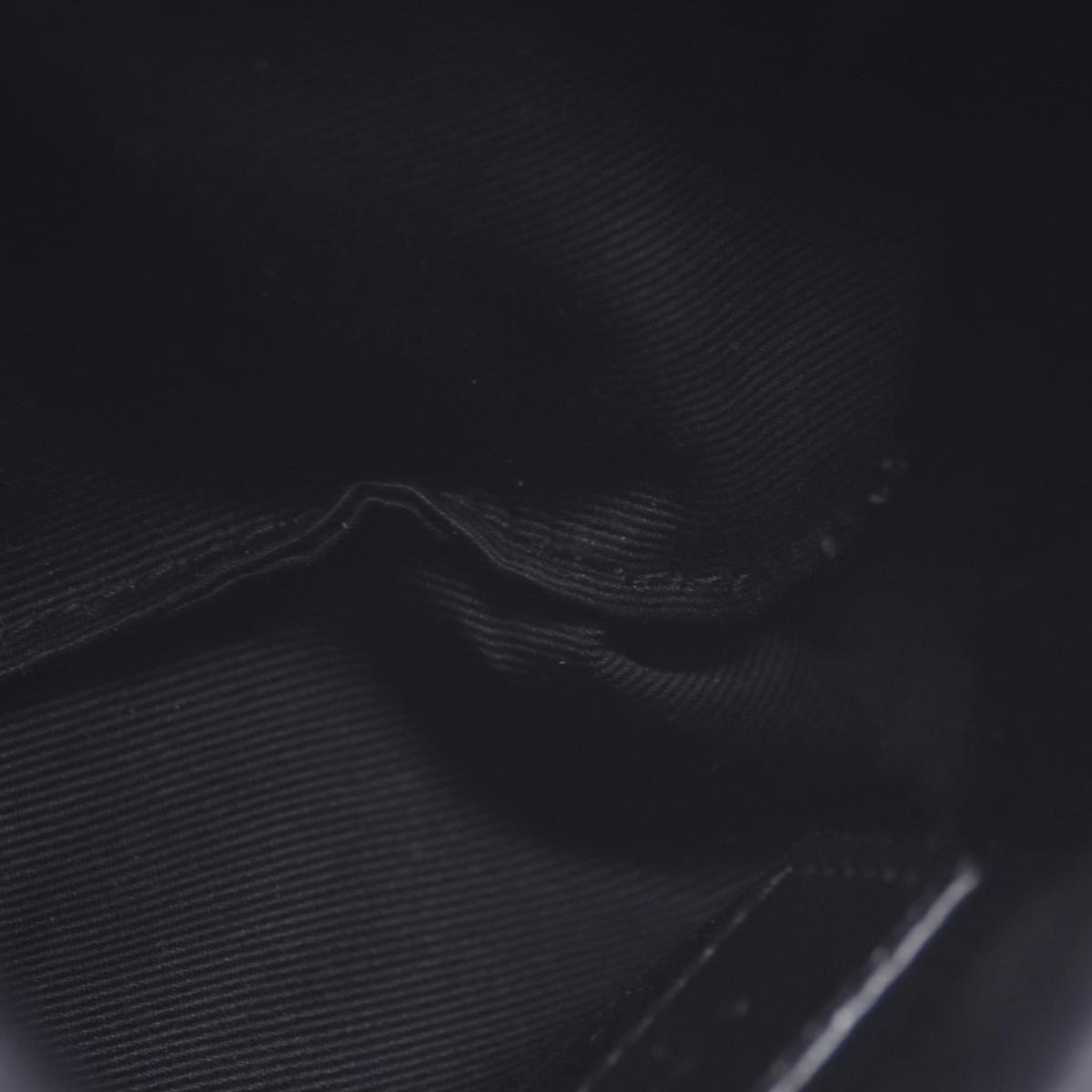 $850 SAINT LAURENT Black Quilted Leather Loulou Puffer Pouch CONSIGNMENT 10021500