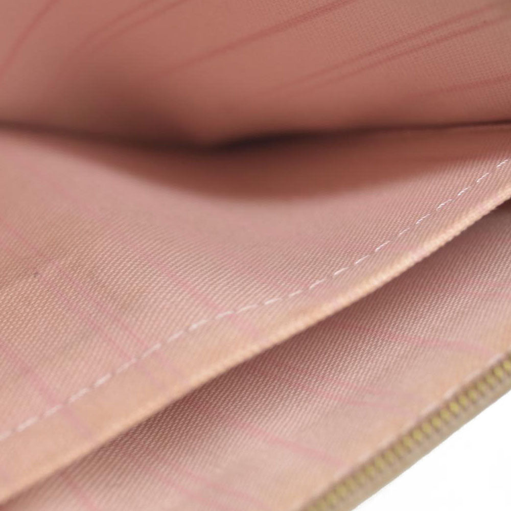 $2200 Louis Vuitton Damier Azur Neverfull MM GM Pochette