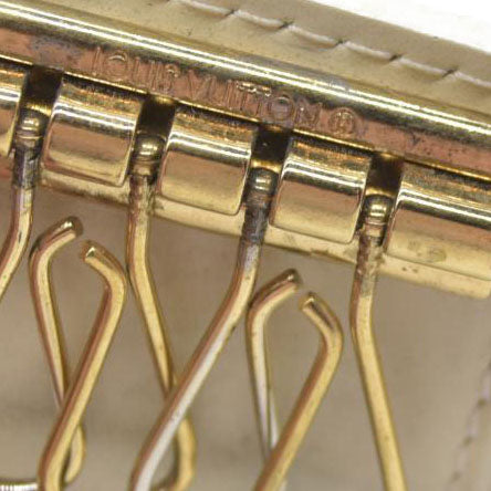 $345 Louis Vuitton Monogram Vernis Leather Multicles 4 Ring Key Case CA0046