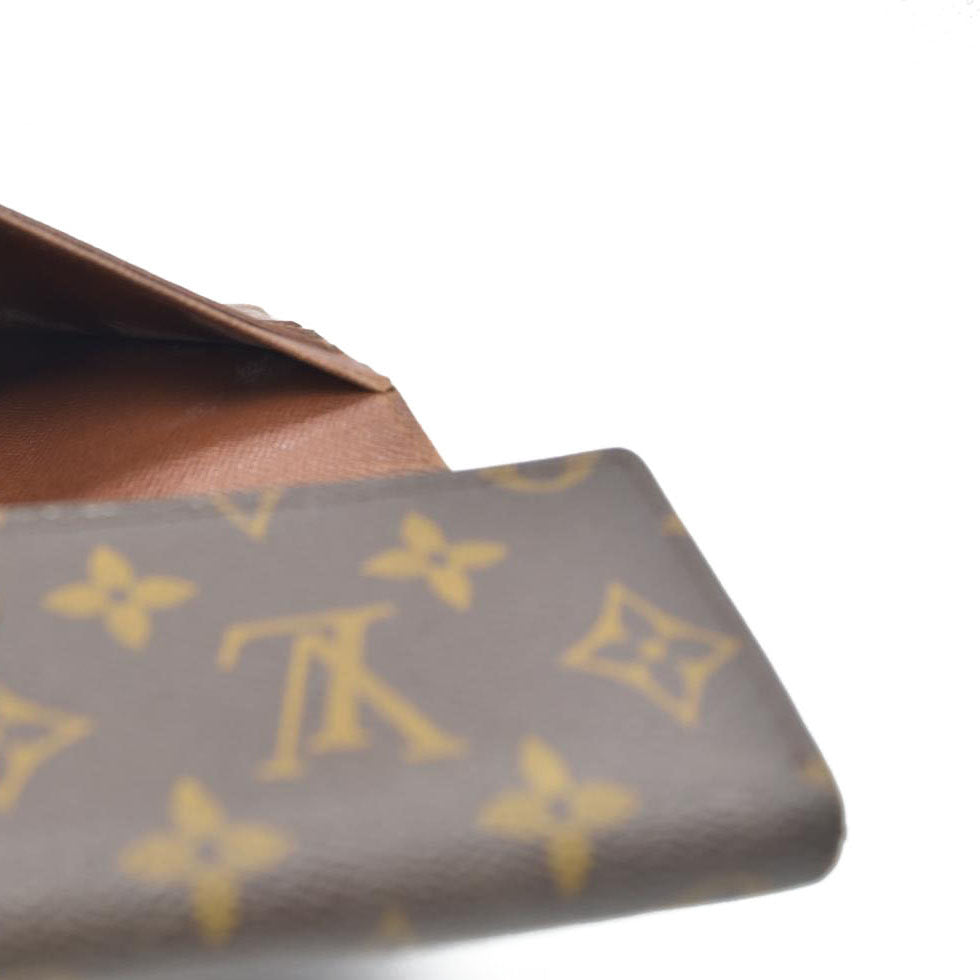 Louis Vuitton Monogram Porte Tresor International Trifold Long Wallet TH0026