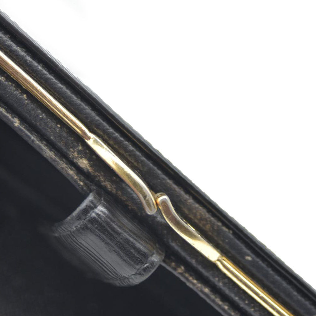 Louis Vuitton Epi Continental Clutch Bifold Long Wallet Black MI1929