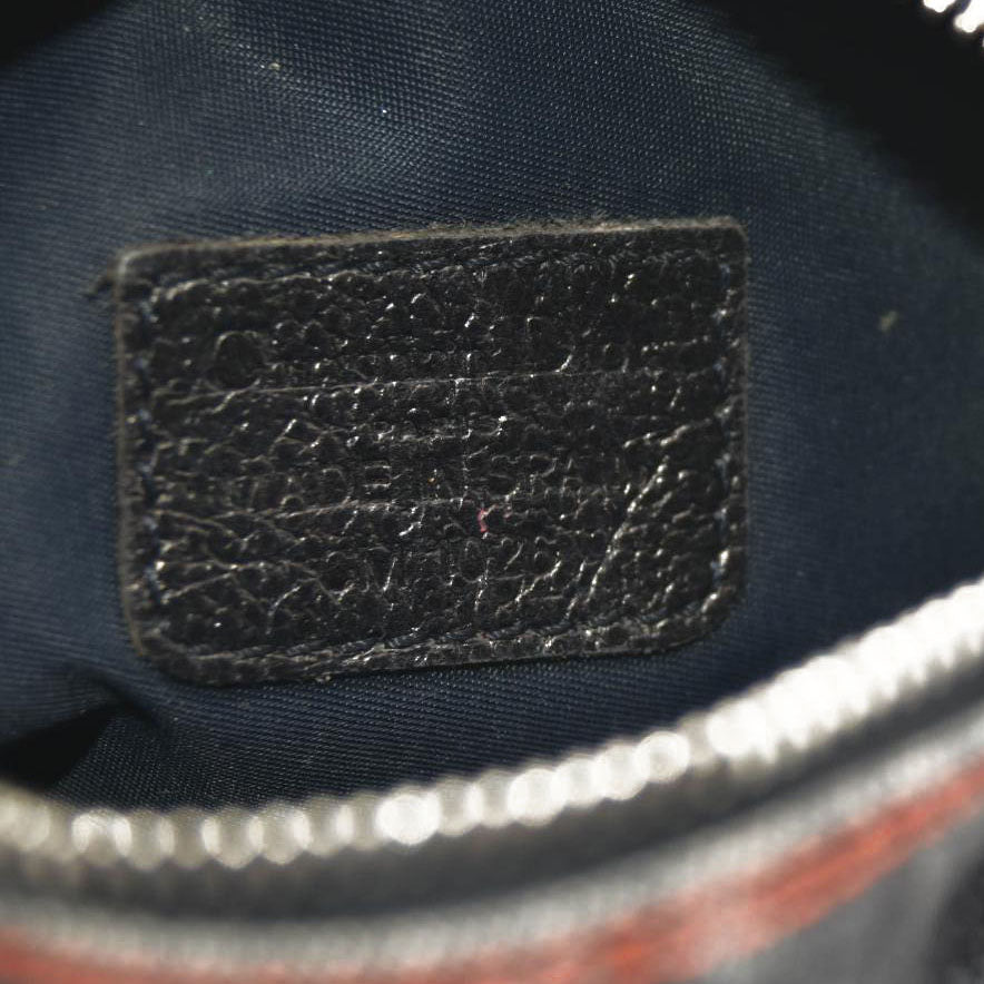 DIOR Logogram Pouch Dark Navy Orange Denim