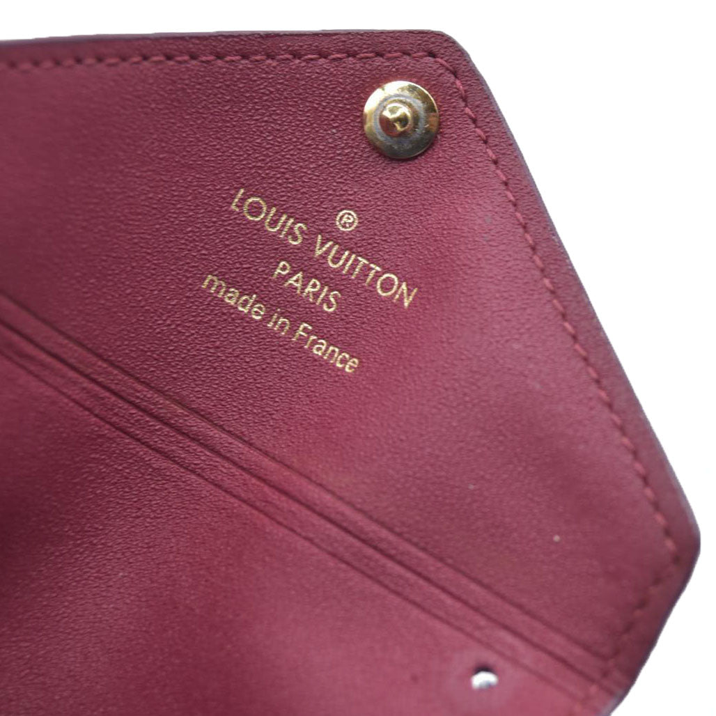 AUCTION $810 Louis Vuitton Monogram Small Kirigami Pochette Insert Fuchsia SN4158