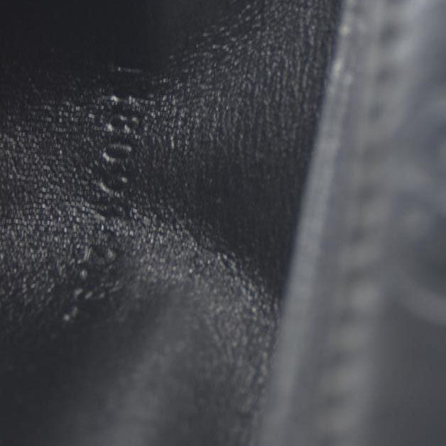 GUCCI Ssima GG Logo Leather 6 Ring Key Case Black