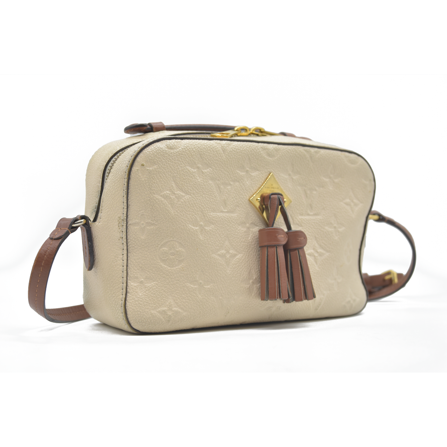 $1890 LOUIS VUITTON Empreinte Saintonge Creme CA0169