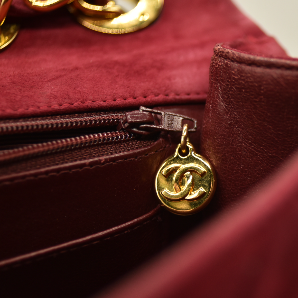 AUCTION $7500 Chanel Suede Quilted Jumbo XL Single Flap Red