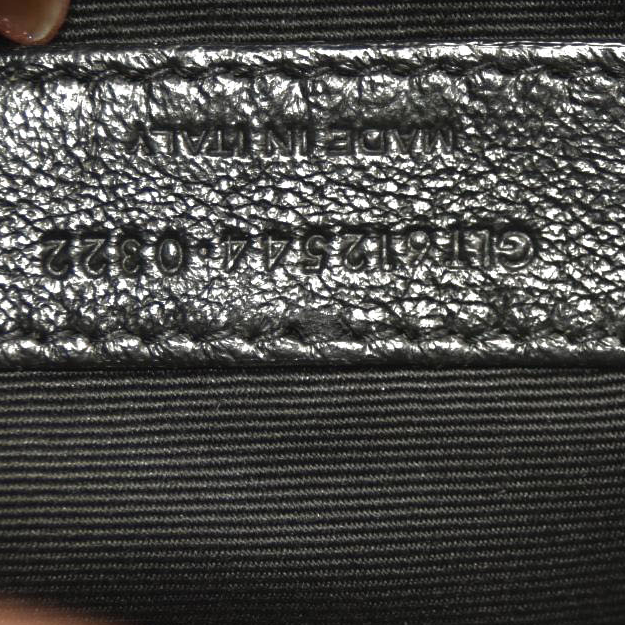 SAINT LAURENT Calfskin Matelasse Monogram Lou Camera Bag Black