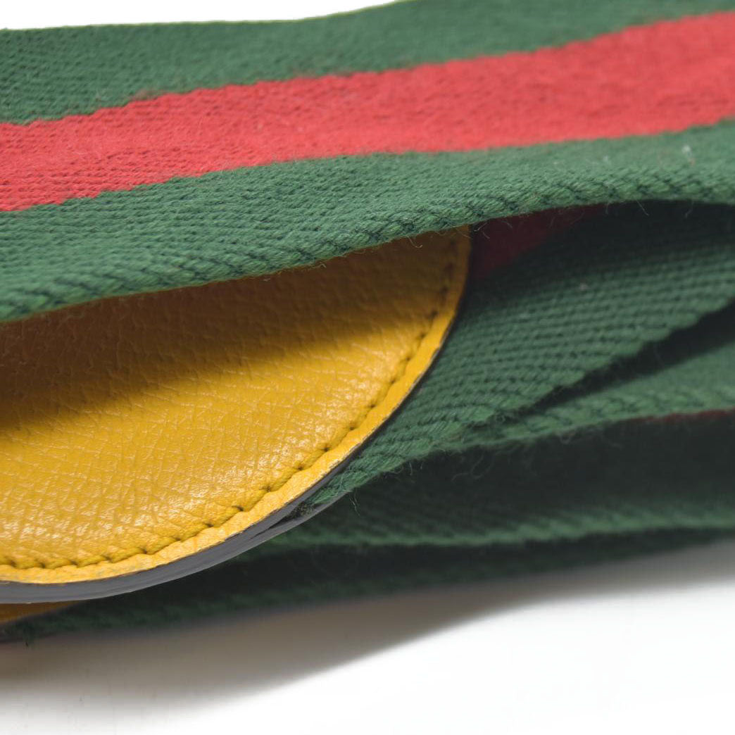 Gucci GG Supreme Monogram Web Neo Vintage Shoulder Bag Beige New Acero Crop