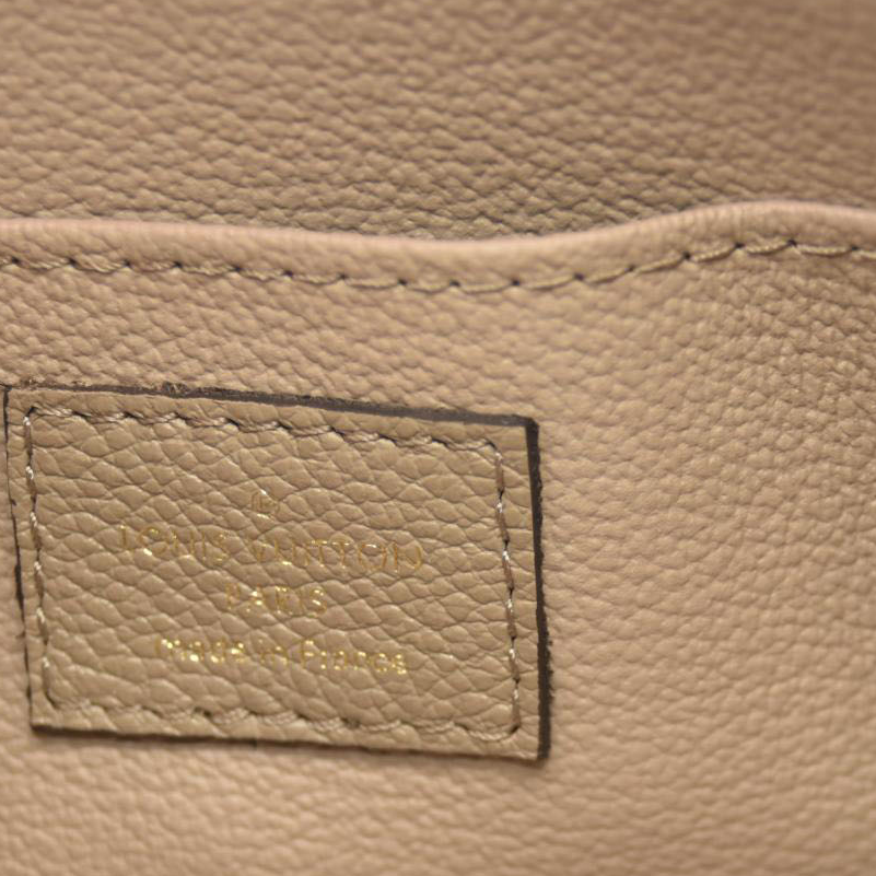 LOUIS VUITTON Empreinte Monogram Giant Cosmetic Pouch Beige Cream