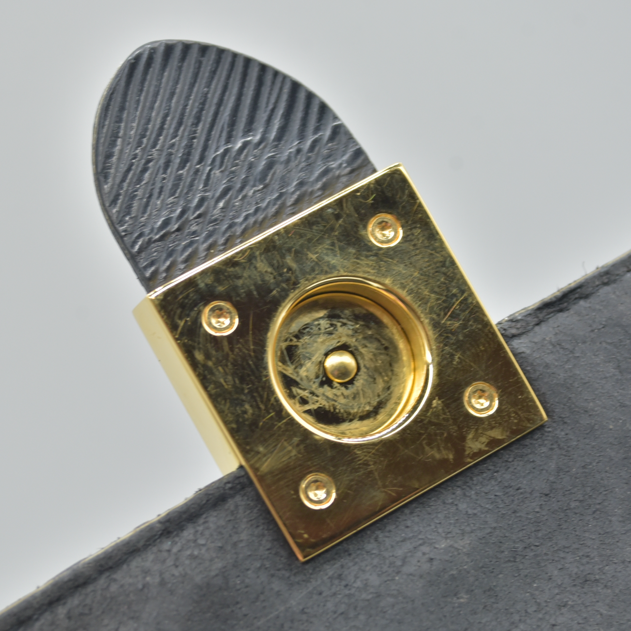 $2370 RFID Louis Vuitton Epi Locky BB Black