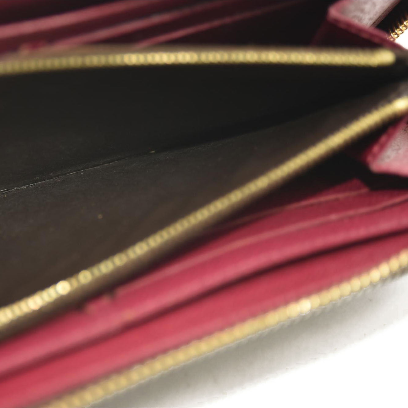 LOUIS VUITTON Monogram Clemence Wallet Fuchsia SP3105