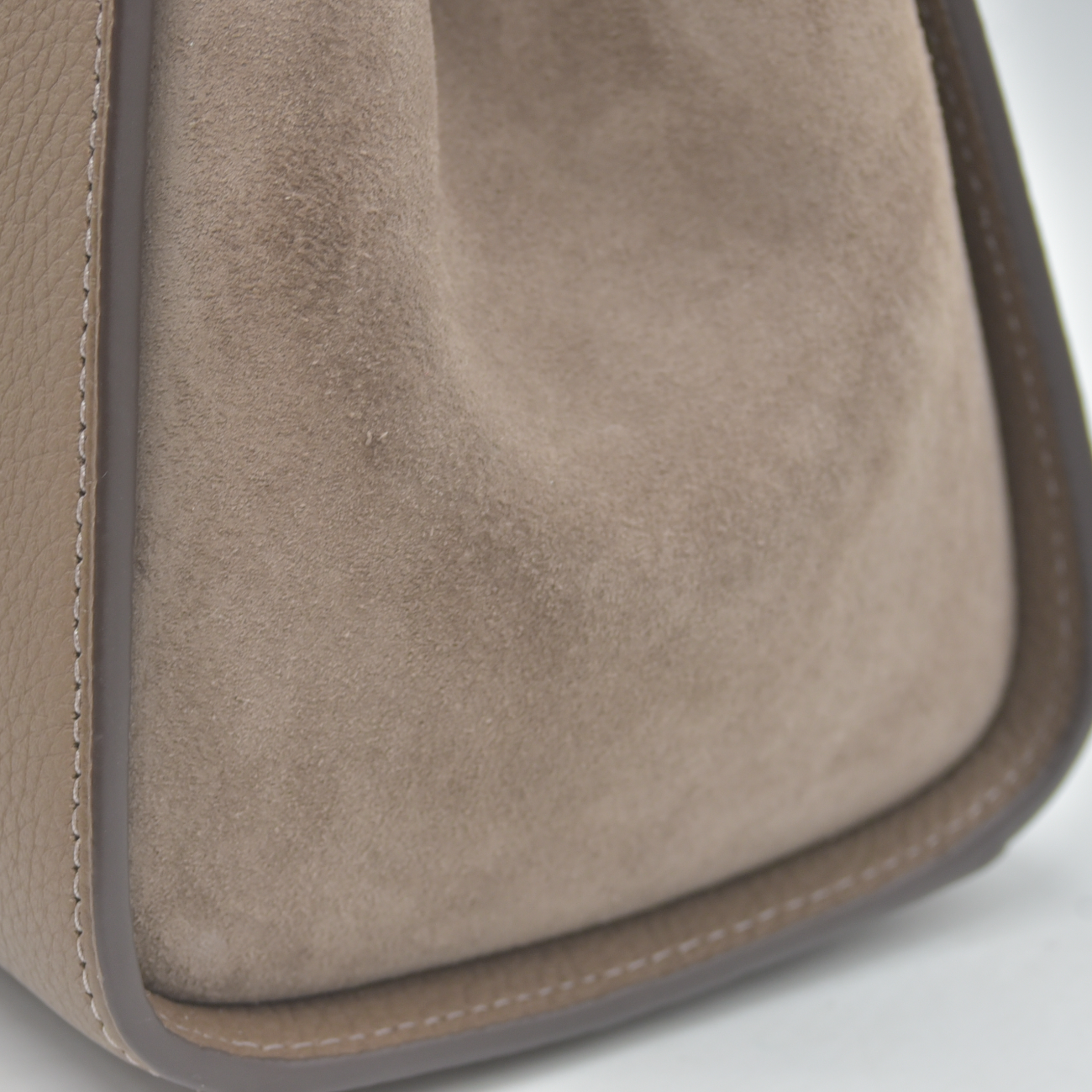 $850 Tory Burch Elanor Pebbled Satchel Wild Mushroom
