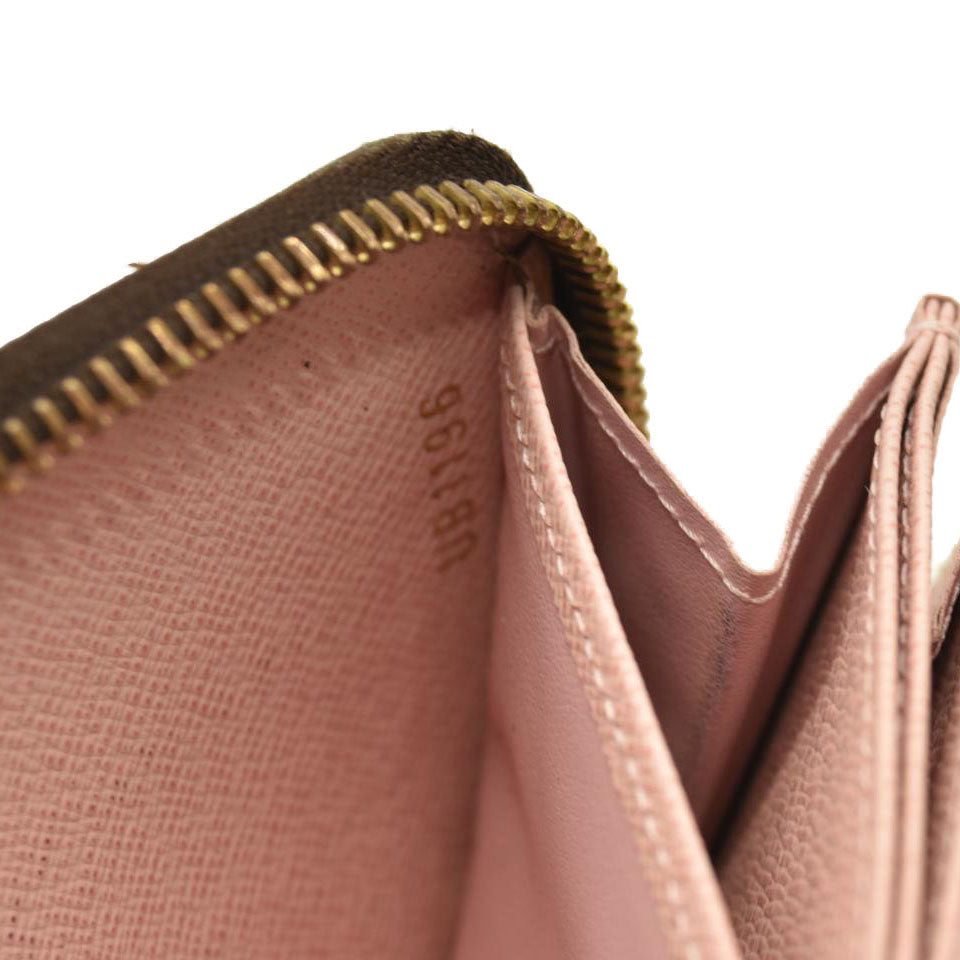 Louis Vuitton Monogram Zippy Wallet Rose Ballerine UB1196