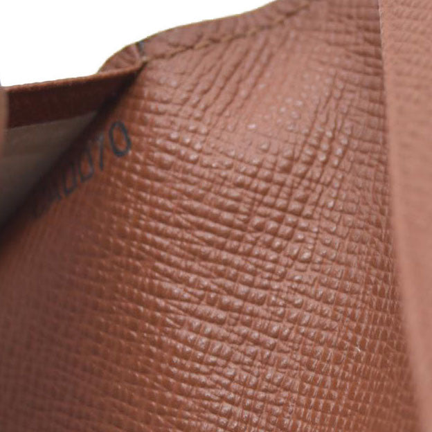 AUCTION $535 Louis Vuitton Monogram Porte 2 Cartes Vertical Card Holder