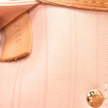 Louis Vuitton Damier Azur Neo Neverfull MM Rose Ballerine