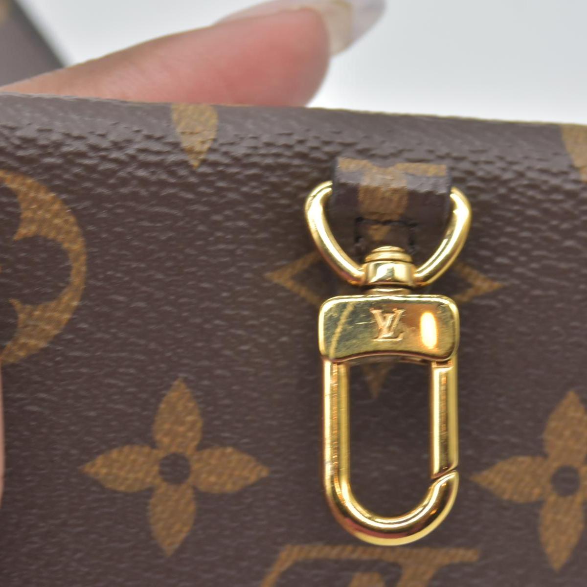 $1760 Louis Vuitton Monogram Felicie Strap & Go Kaki RFID