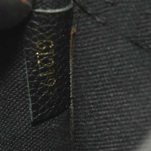 Louis Vuitton Monogram Pallas Clutch Black