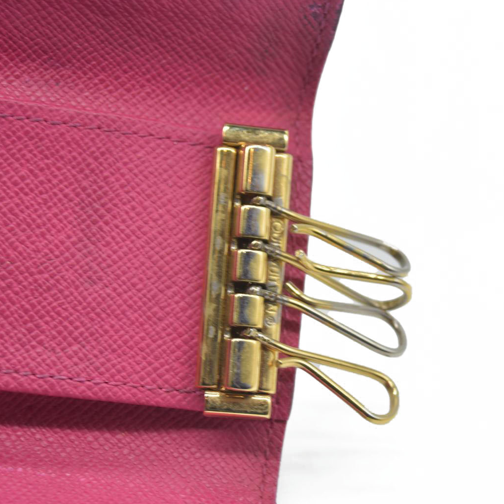 $445 Louis Vuitton Monogram Multicolor Multicles 4 Ring Key Case CT5101