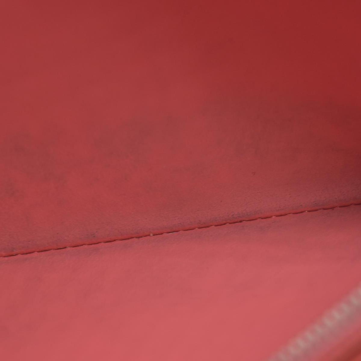 $880 Louis Vuitton LOUIS VUITTON Sarah Bi-fold Long Wallet Leather Vernis Pink Poppy Petal