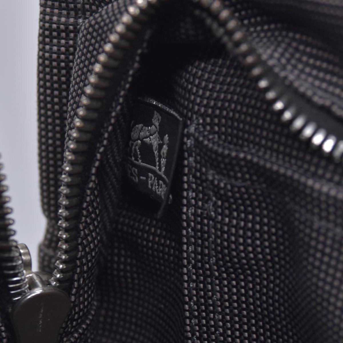 $850 HERMES Herline MM Grey Canvas Tote Bag CONSIGNMENT 10021622