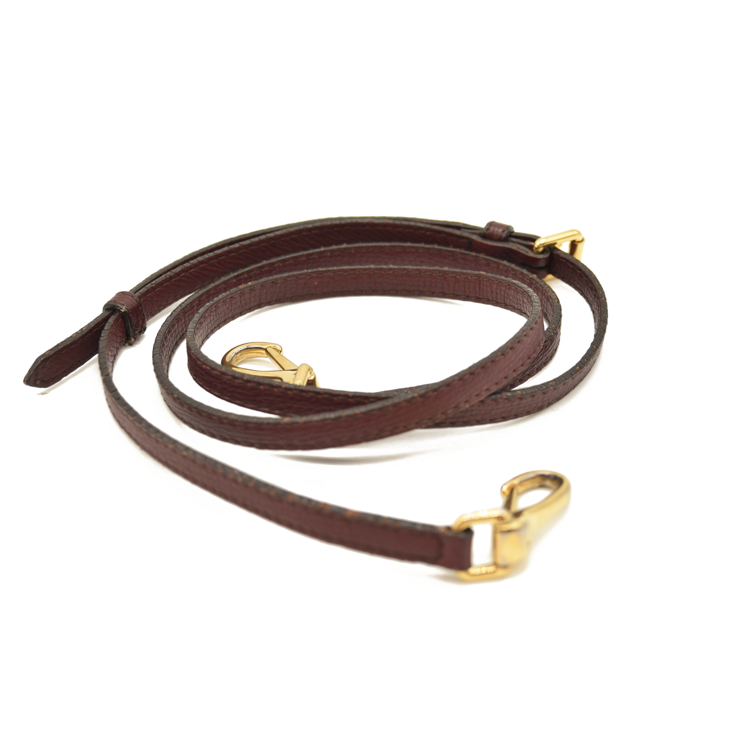 Burberry House Check Derby Peyton Crossbody Clutch Bag Mahogany Red