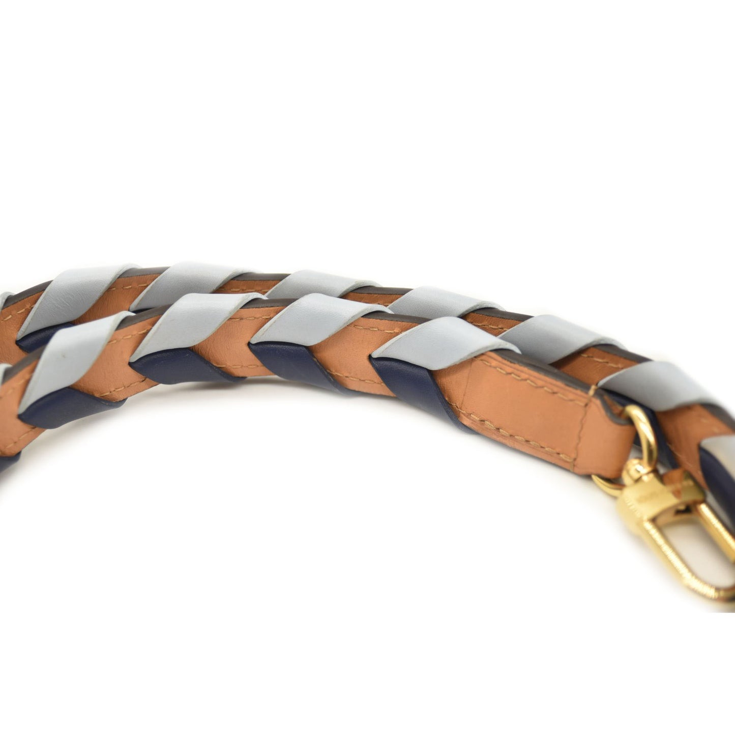 LOUIS VUITTON Damier Azur Braided Speedy Bandouliere 30 Blue