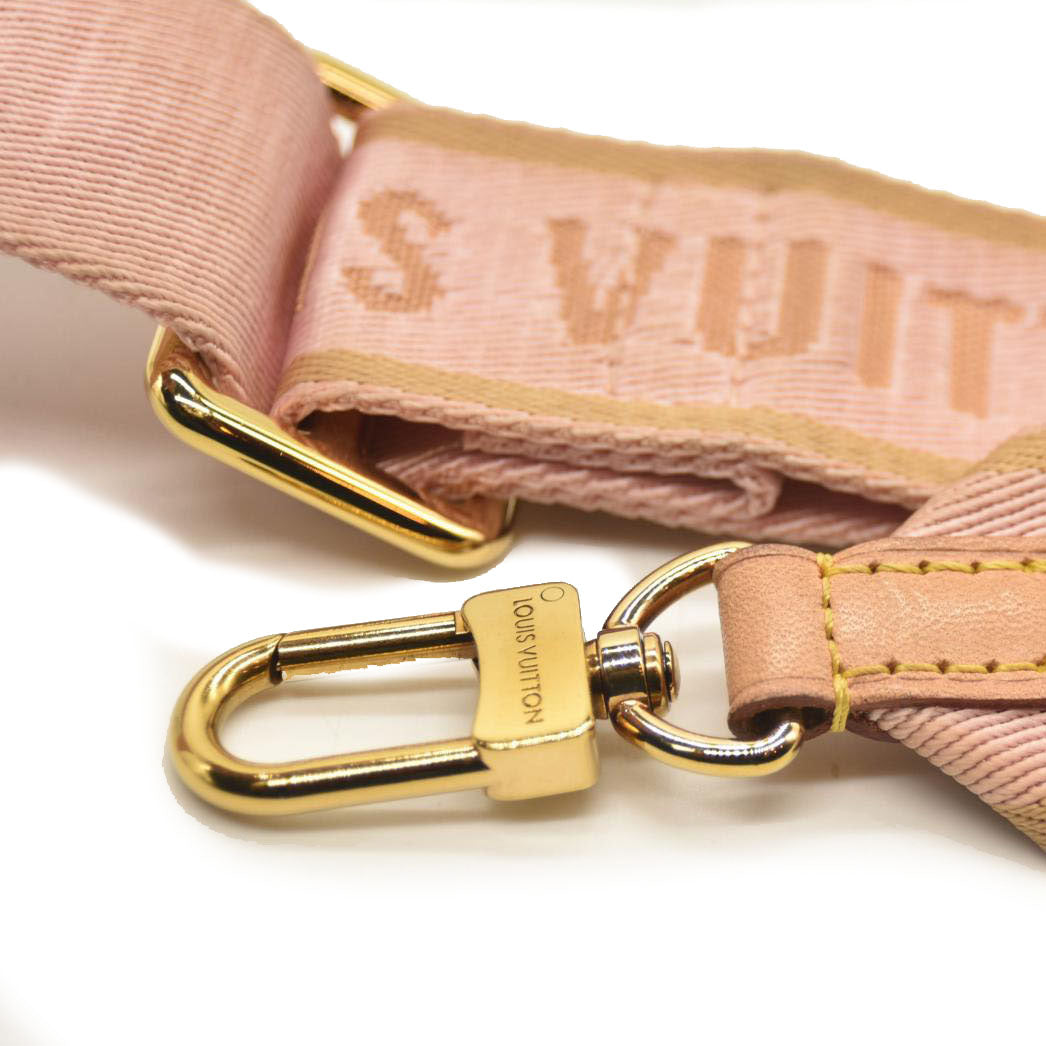 LOUIS VUITTON Monogram Multi Pochette Accessories Shoulder Strap Rose Clair