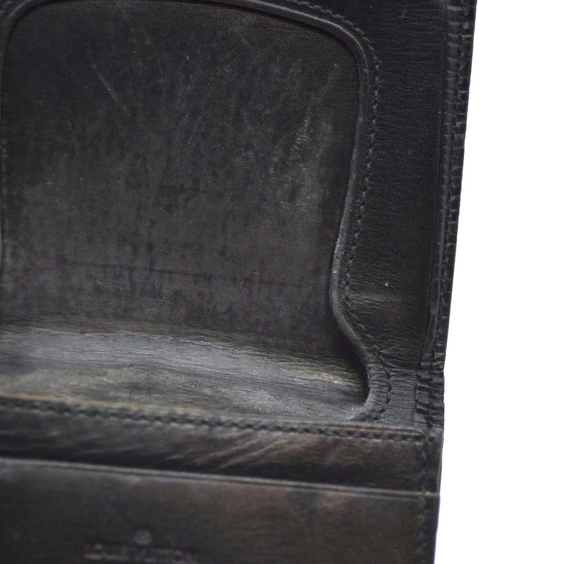 Louis Vuitton Epi Porte Mannaie Cuvette Souple Coin Purse Wallet Black/2BC3748