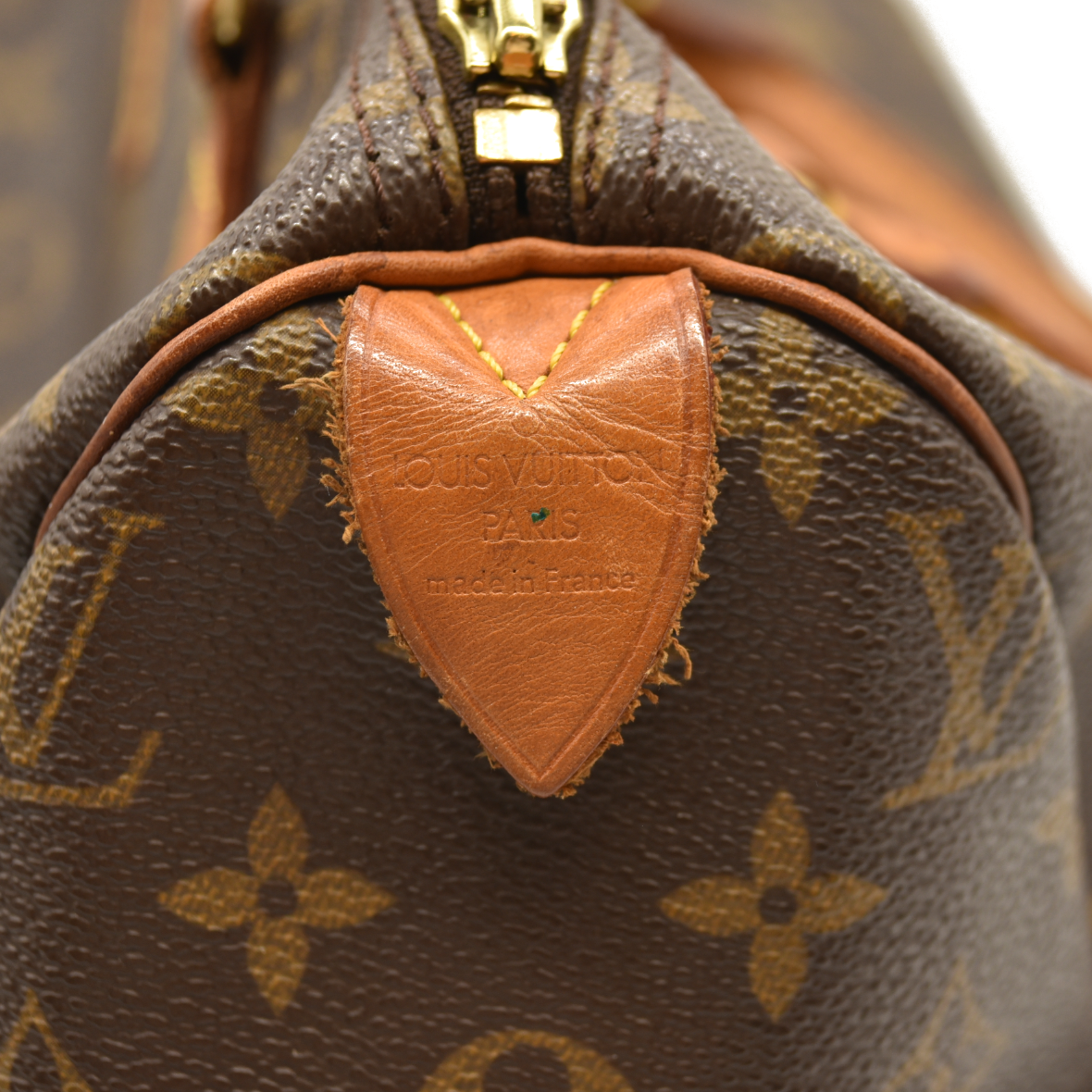 Louis Vuitton Monogram Speedy 30 M41108 Doctors Satchel Brown TH0042