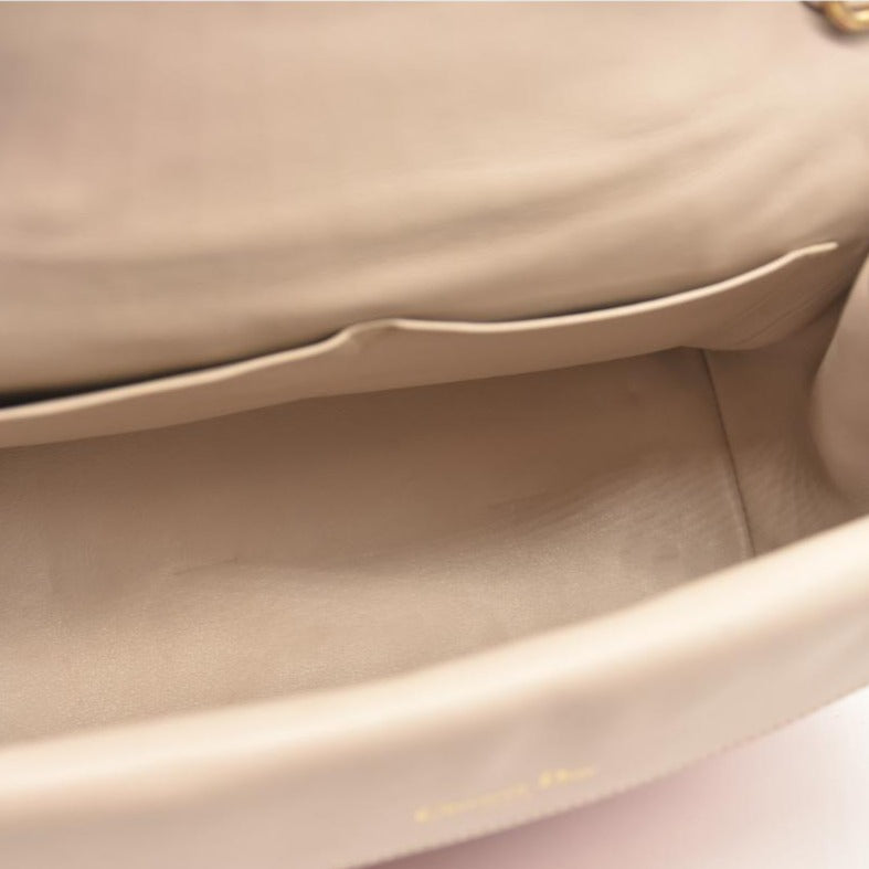 CHRISTIAN DIOR Leather Medium Be Dior Bag
